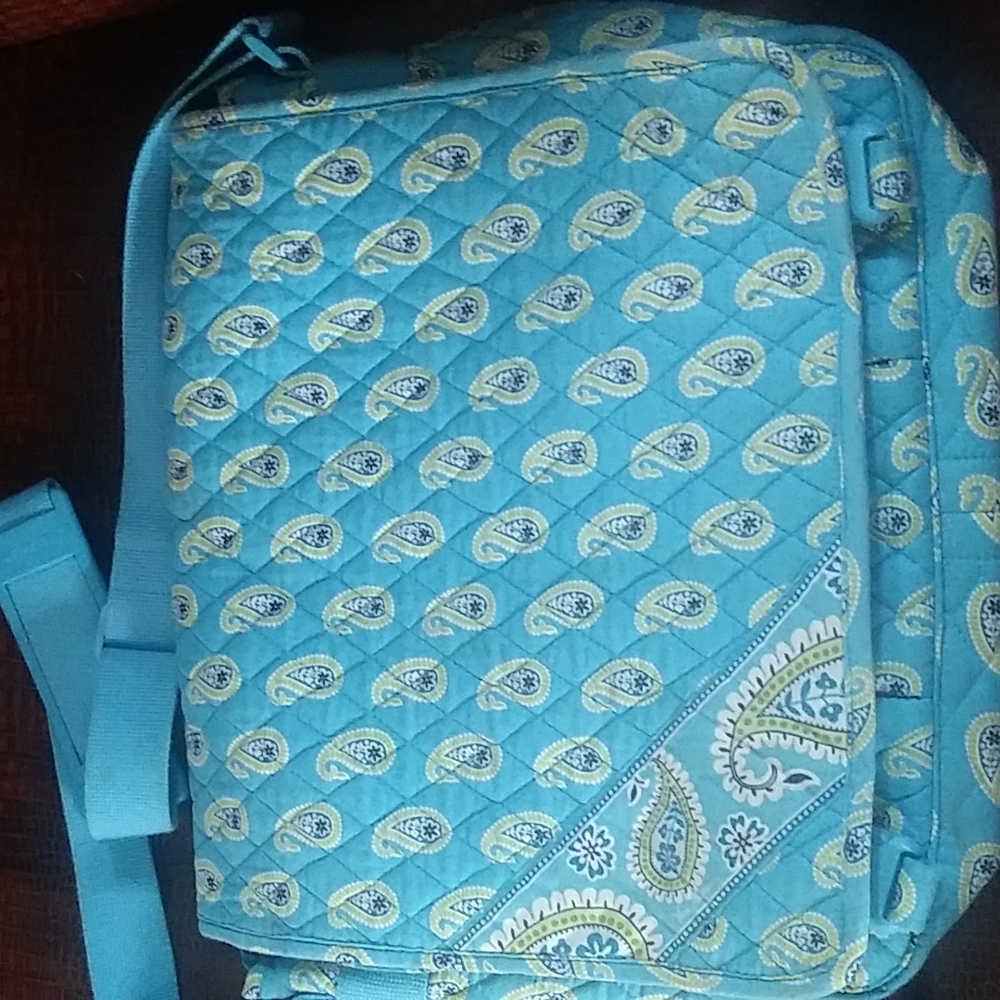 Vera Bradley Bermuda Blue Messenger or Diaper Bag